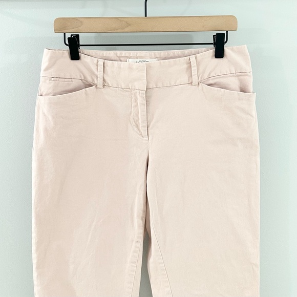 Loft Julie Ankle Pants Pink Size 6 - Picture 3 of 6